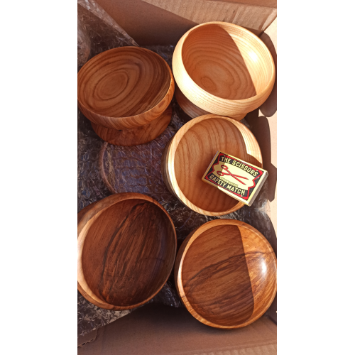 Wooden bowl for salt Wooden bowl for salt