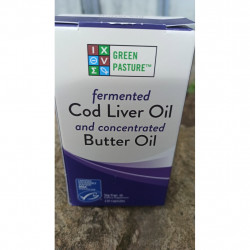 BLEND: Fermented cod liver oil and Butter Oil ( gel- 188 ml)- BLUE ICE™