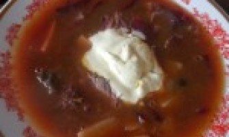 Boršč - hospodářova zimní polévka